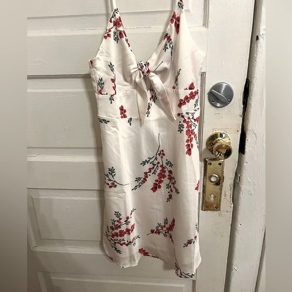 Angel Biba XS white and floral dress, new‎ with tags!